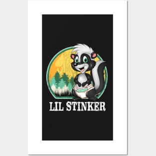 LITTLE STINKER - ABDL Diaper Fur Skunk Posters and Art